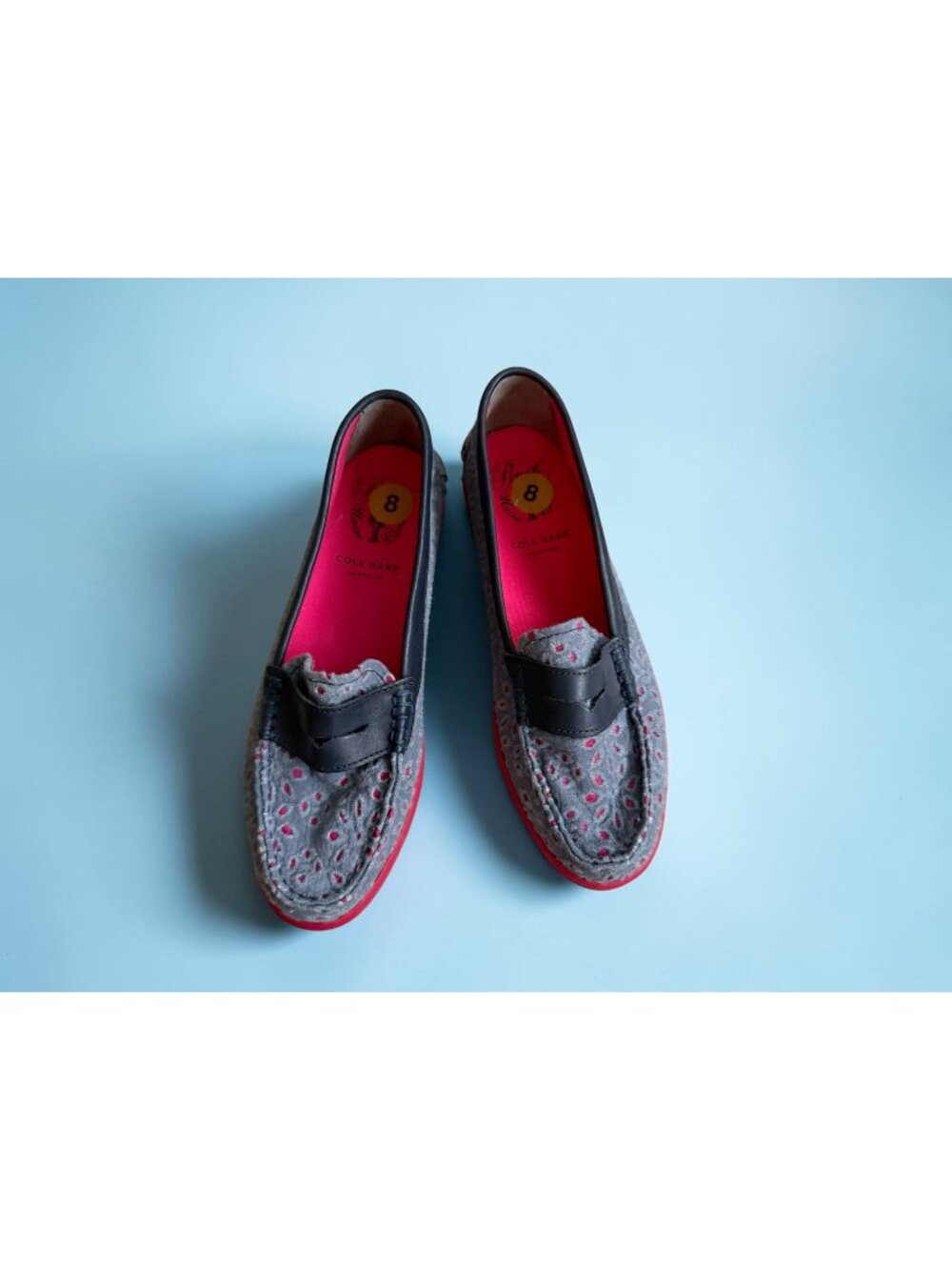 COLE HAAN Pinch Women’s Blue Boat Shoes Flats Size 8 NEW NWOB
